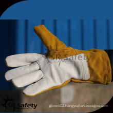 SRSAFETY High quality welding working leather gloves in china